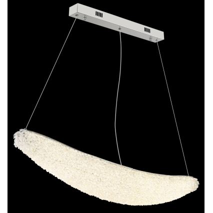 Globo - LED prigušiva luster na sajli LED/40W/230V 2700-6000K sjajni hrom + daljinski upravljač