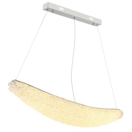 Globo - LED prigušiva luster na sajli LED/40W/230V 2700-6000K sjajni hrom + daljinski upravljač