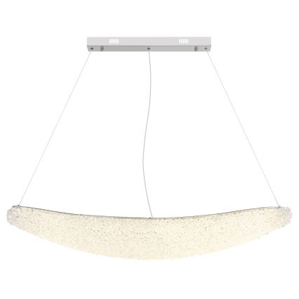 Globo - LED prigušiva luster na sajli LED/40W/230V 2700-6000K sjajni hrom + daljinski upravljač