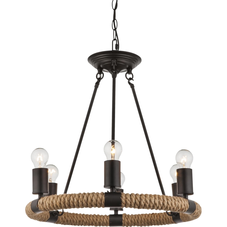 Globo - Luster na lancu 6xE27/40W/230V