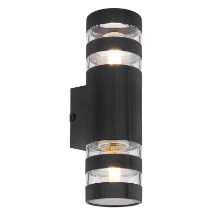 Globo - Zidna lampa 2xE27/10W/230V crna