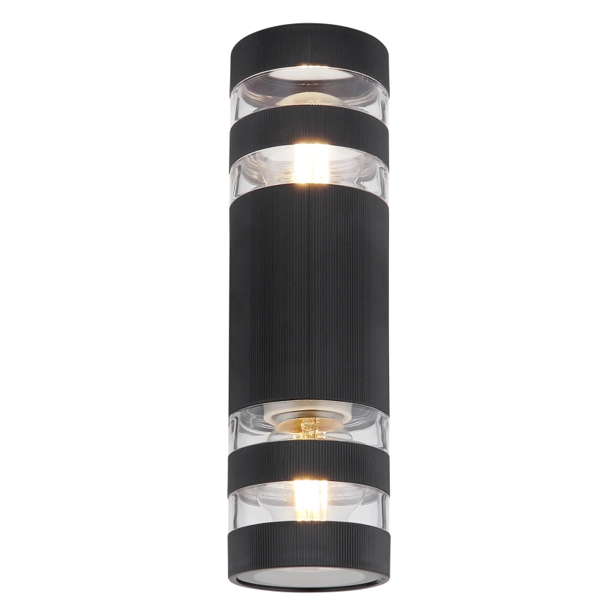 Globo - Zidna lampa 2xE27/10W/230V crna