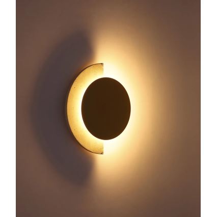 Globo - LED zidno svetlo LED/12W/230V 3000K prečnik 25 cm travertin