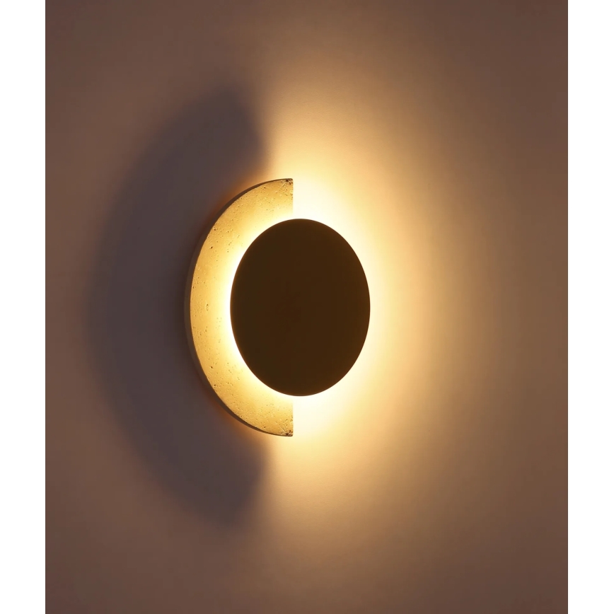 Globo - LED zidno svetlo LED/12W/230V 3000K prečnik 25 cm travertin