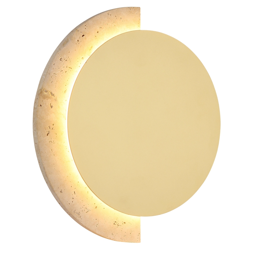 Globo - LED zidno svetlo LED/12W/230V 3000K prečnik 25 cm travertin