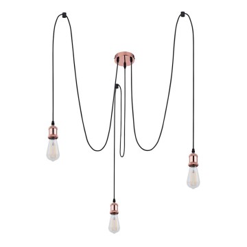 Globo A32-3 - Luster na sajli OLIVER 3xE27/40W/230V pauk