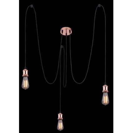 Globo A32-3 - Luster na sajli OLIVER 3xE27/40W/230V pauk