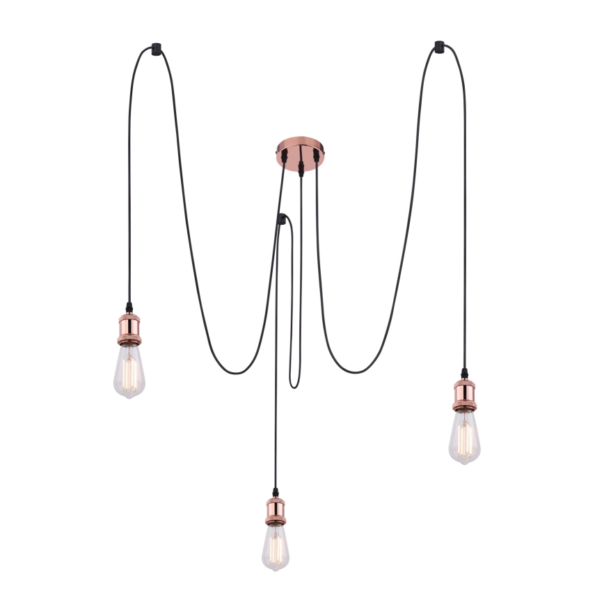 Globo A32-3 - Luster na sajli OLIVER 3xE27/40W/230V pauk