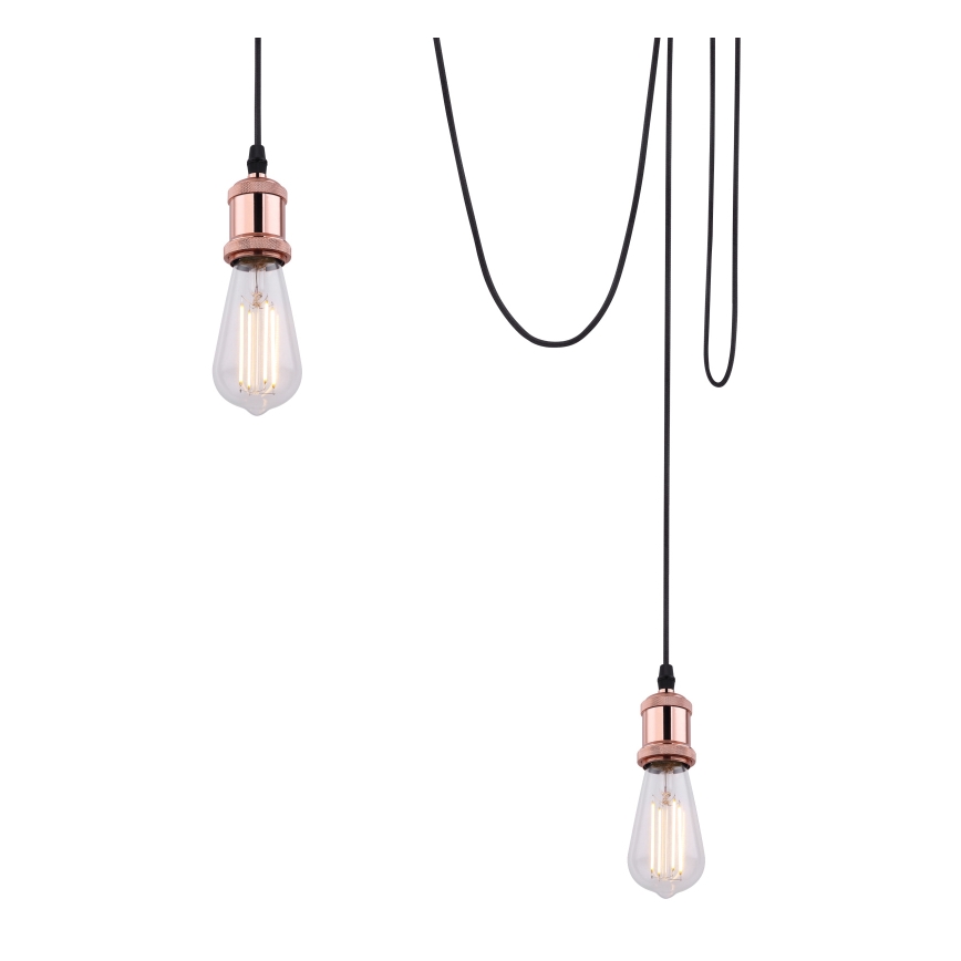 Globo A32-3 - Luster na sajli OLIVER 3xE27/40W/230V pauk