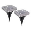 Globo - Komplet 2x LED solarna svetiljka LED/0,8W/1,2V IP44 300 mAh