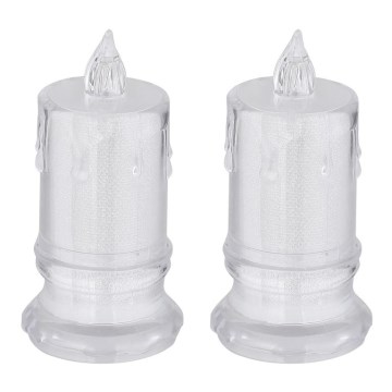 Globo - KOMPLET 2x LED sveća LED/0,25W/3xLR1130