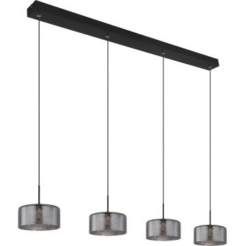 Globo - LED Luster na sajli 4xLED/8W/230V