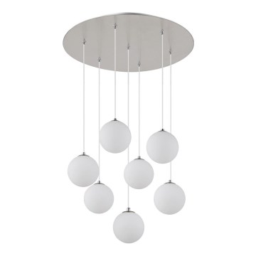 Globo - LED luster na sajli 7xG9/3,5W/230V bela