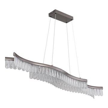 Globo - LED luster na sajli LED/35W/230V 3200K matni hrom