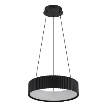 Globo - LED luster na sajli LED/45W/230V 2700/4000/6000K Ø 46 cm crna