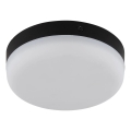 Globo - LED plafonjera LED/8W/230V 4000K Ø 12 cm crna