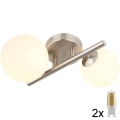Globo - LED plafonski luster 2xG9/3W/230V matni hrom