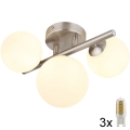 Globo - LED plafonski luster RIHA 3xG9/3,5W/230V mat hrom