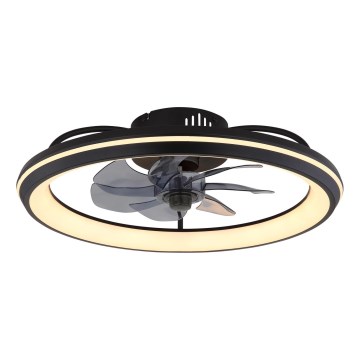 Globo - LED plafonski ventilator, prigušiva, LED/40W/230V 3000-6500K + daljinski upravljač