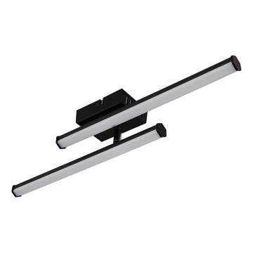 Globo - LED plafonsko svetlo, 12 W, 230 V, 3000 K, crno