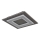 Globo - LED plafonsko svetlo LED/24W/230V 3000K 32x32 cm antracit