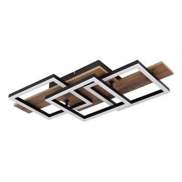 Globo - LED plafonsko svetlo LED/24W/230V 3000K 33x58 cm braon/crna