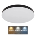 Globo - LED plafonsko svetlo LED/50W/230V 3000K/4000K/6500K prečnika 50 cm crno