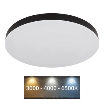 Globo - LED plafonsko svetlo LED/50W/230V 3000K/4000K/6500K prečnika 50 cm crno