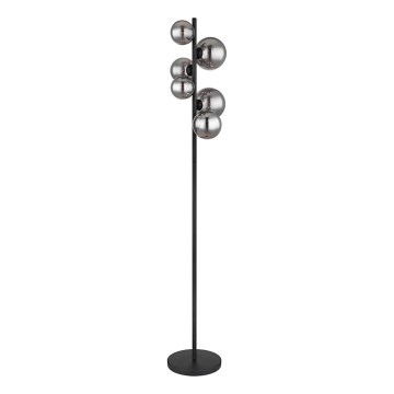 Globo - LED podna lampa 6xG9/3,5W/230V zadimljena/crna