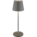Globo - LED prigušiva dodirna punjiva spoljašnja stona lampa 3 u 1 LED/3W/5V 3000/4000/5000K IP54 1800 mAh siva