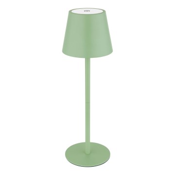 Globo - LED prigušiva dodirna punjiva spoljašnja stona lampa 3u1 LED/3W/5V 3000/4000/5000K IP54 1800 mAh zelena