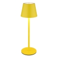 Globo - LED prigušiva dodirna punjiva spoljašnja stona lampa 3u1 LED/3W/5V 3000/4000/5000K IP54 1800 mAh žuta