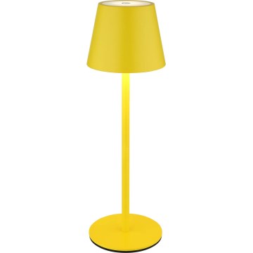 Globo - LED prigušiva dodirna punjiva spoljašnja stona lampa 3u1 LED/3W/5V 3000/4000/5000K IP54 1800 mAh žuta