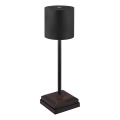 Globo - LED prigušiva dodirna punjiva stona lampa LED/1,5W/5V 2200 mAh crna