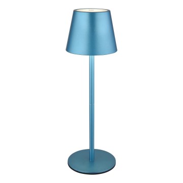 Globo - LED prigušiva dodirna punjiva stona lampa za spoljašnju upotrebu 3u1 LED/3W/5V 3000/4000/5000K IP54 1800 mAh plava