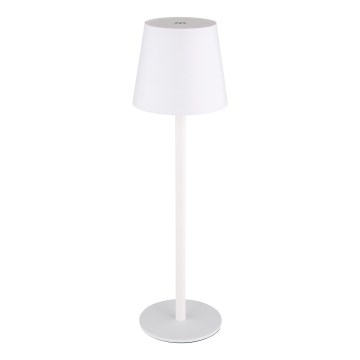 Globo - LED prigušiva dodirna spoljašnja lampa LED/3W/3,7V IP44 1800 mAh USB bela