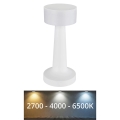 Globo - LED prigušiva dodirna stona lampa LED/1W/3,7V 2700K/4000K/6500K 800 mAh USB bela