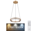 Globo - LED prigušiva kristalni luster na sajli LED/36W/230V 2700K-6000K + daljinski upravljač