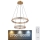 Globo - LED prigušiva kristalni luster na sajli LED/78W/230V 2700K-6000K + daljinski upravljač