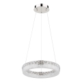 Globo - LED prigušiva luster na sajli LED/24W/230V 2700-6000K proziran + daljinski upravljač