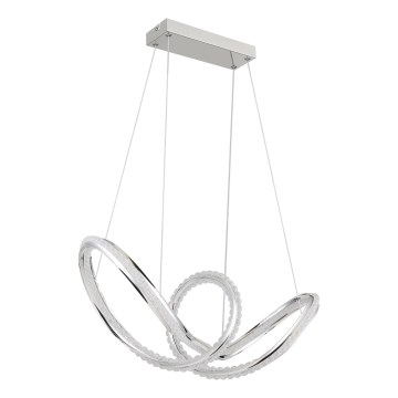 Globo - LED prigušiva luster na sajli LED/45W/230V 2700-6000K sjajni hrom + daljinski upravljač