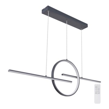 Globo - LED prigušiva luster na sajli LED/50W/230V + daljinski upravljač