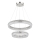 Globo - LED prigušiva luster na sajli LED/60W/230V 2700-6000K proziran + daljinski upravljač