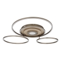 Globo - LED prigušiva plafonska lampa LED/60W/230V 2700-6500K 80,8x99,2 cm braon + daljinski upravljač