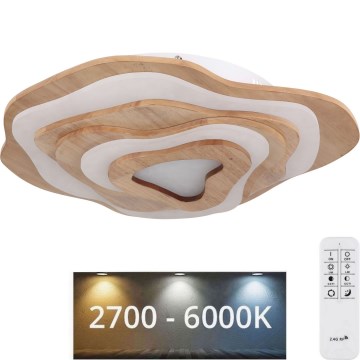 Globo - LED prigušiva plafonska svetiljka LED/40W/230V 2700-6000K + daljinski upravljač