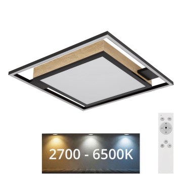 Globo - LED prigušiva plafonska svetiljka LED/40W/230V 2700-6500K + daljinski upravljač