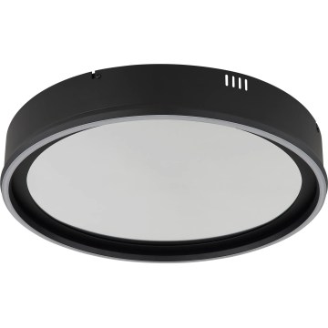 Globo - LED prigušiva plafonska svetiljka LED/40W/230V 2700-6500K pr. 51,5 cm crna + daljinski upravljač