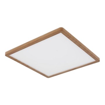 Globo - LED prigušiva plafonska svetiljka za kupatilo LED/24W/230V 42x42 cm IP44 braon