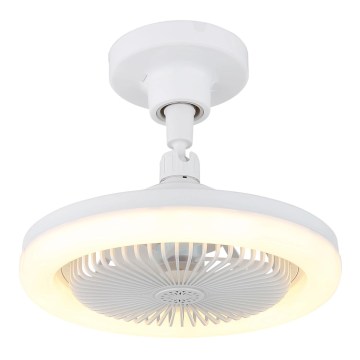 Globo - LED prigušiva plafonski ventilator LED/20W/230V 3000-6500K bela + daljinski upravljač