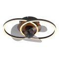 Globo - LED prigušiva plafonski ventilator LED/24W/230V 2700-6500K + daljinski upravljač